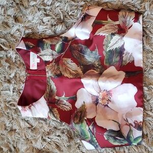 Floral crop top